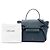 Belt Bag Céline Borsa Cintura Celine Nano in Pelle di Vitello Grana Blu - vista 7