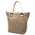 Borsa Tote Gucci Beige GG Canvas Web Match Ball - vista 2