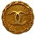Chanel Gold CC vergoldete Sunburst runde Clip-On Ohrringe Golden - Ansicht 6