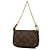 Louis Vuitton Brown Monogram Mini Pochette Accessoires Marrone - vista 2