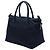 Borsa Prada in Tessuto con rifiniture in Saffiano blu Blu navy - vista 2