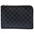 Louis Vuitton Black Damier Graphite Pochette Jour PM Nero