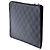 Louis Vuitton Black Damier Graphite Pochette Jour PM Nero - vista 2