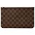 Pouch Louis Vuitton Brown Damier Ebene Neverfull MM Marrone
