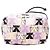 Bolso saco Miu Miu de lona morada con estampado de gatos Púrpura - vista 3
