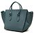 Céline Celine Blue Small Grained Calfskin Tie Knot Tote Blau - Ansicht 2