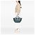Céline Celine Blue Small Grained Calfskin Tie Knot Tote Blau - Ansicht 6