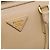 Borsa Bowler Convertibile Prada Beige Saffiano Lux - vista 5