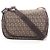 Fendi Zucchino Schultertasche Braun Beige