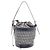 Borsa a tracolla Fendi Zucchino Marrone Blu navy