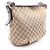Borsa a tracolla Gucci in tela GG e pelle Marrone Beige - vista 2