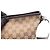 Borsa a tracolla Gucci in tela GG e pelle Marrone Beige - vista 9