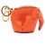 Monedero de piel Elephant Loewe Naranja
