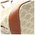 Céline Sac Cabas Triomphe Medium Celine Marron Blanc Beige - vue 8