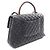 Borsa 2-Way Chanel Matelassé Coco Handle Bordò Blu navy - vista 2