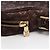 Bolso de hombro Louis Vuitton Pochette Danube Castaño - vista 6