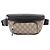 Borsello cintura Gucci GG Supreme Nero Beige