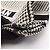 Christian Dior Medium Houndstooth Book Tote Schwarz Roh - Ansicht 11