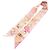 Hermès Twilly City of Light Ribbon Scarf Rosa Multicolor - vista 3