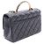 Bolsa 2-Way Chanel Matelassé com alça de mão Preto - vista 2