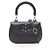 mala de mão 2-Way Small Gucci Bamboo 1947 Preto