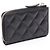 Timeless Monedero Chanel Matelassé en piel de becerro granulada negra Negro - vista 2