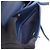 Bolso de hombro mini redondo Chanel Matelassé Coco Eyelet Azul - vista 4