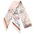 Hermès Hermes Twilly C'EST LA FETE Ribbon Scarf Mehrfarben Beige