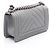 Bolsa de ombro Chanel Boy Small em cinza Marrom - vista 2