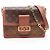 Louis Vuitton Dauphine MM Schultertasche Braun Beige