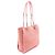 Borsa Tote Chanel Deauville PM Rosa - vista 2