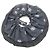 Scrunchie de seda Chanel AAB536 Preto Branco
