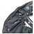 Scrunchie de seda Chanel AAB536 Preto Branco - vista 3