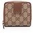 Gucci GG Canvas Bi-fold Geldbörse Braun Beige