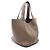Hermès Hermes Picotin Lock MM Handtasche in Gray Braun - Ansicht 2