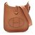 Hermès Bolsa de ombro Hermes Evelyne TPM Amazon Gold Marrom