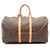 Bolso Boston Louis Vuitton Keepall 50 Castaño Monograma
