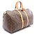 Bolso Boston Louis Vuitton Keepall 50 Castaño Monograma - vista 2