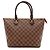 Borsa Tote Louis Vuitton Damier Saleya PM Marrone