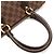 Borsa Tote Louis Vuitton Damier Saleya PM Marrone - vista 5