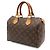 Louis Vuitton Monogram Speedy 25 Handtasche Braun - Ansicht 3