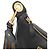 Prada Schultertasche aus gestreiftem Leder Schwarz - Ansicht 6