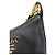 Prada Schultertasche aus gestreiftem Leder Schwarz - Ansicht 8
