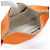 Hermès Hermes Bride à Black GM Handbag Pouch Rot Orange - Ansicht 8