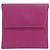 Hermès Monedero Hermes Bastia en Rose Purple Púrpura