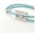 Hermès Hermes Tourni Tresse Blue Atoll Charm Armband Blau - Ansicht 4