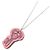 Hermès Collar Hermes H Curiosité Clé PM Rosa