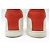 Hermès CHAUSSURES HERMES QUICKER SPLASH ORANGE BLANC CUIR LOGO 40 BASKETS SNEAKERS - vue 5