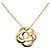 COLLANA CHANEL FIL DE CAMELIA J2925 FIORE IN ORO GIALLO 18K 6.1GR D'oro - vista 2