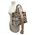 BORSA A MANO CHRISTIAN DIOR BOOK TOTE MEDIUM IN tela MILLE FLEURS CABAS BAG Bianco - vista 7